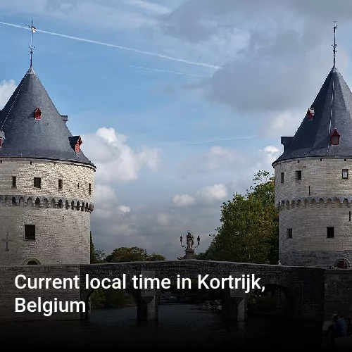Current local time in Kortrijk, Belgium
