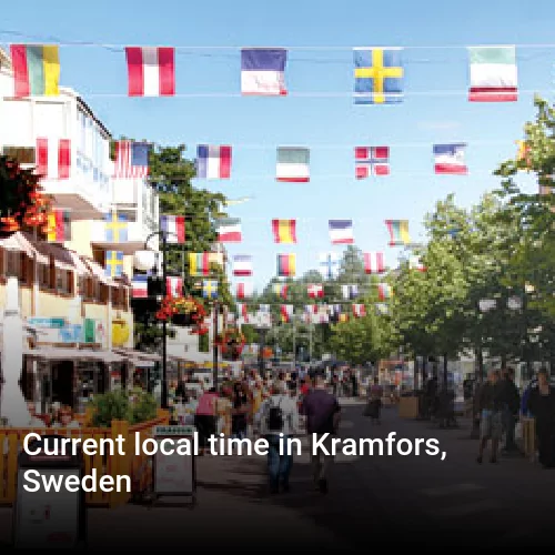 Current local time in Kramfors, Sweden