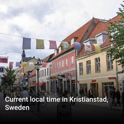 Current local time in Kristianstad, Sweden