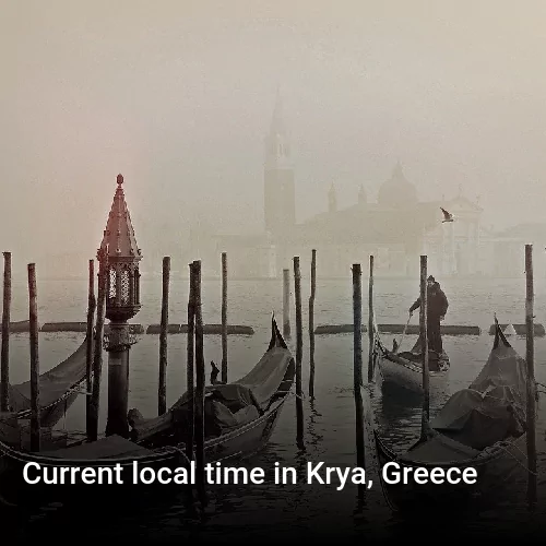 Current local time in Krya, Greece