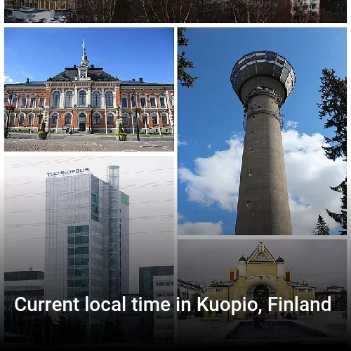 Current local time in Kuopio, Finland