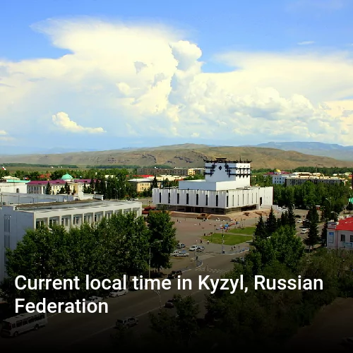 Current local time in Kyzyl, Russian Federation