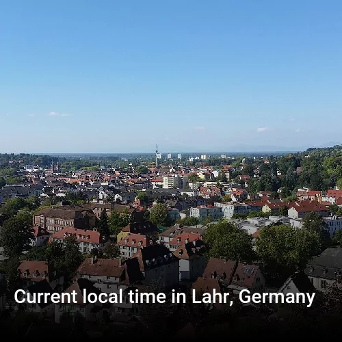 Current local time in Lahr, Germany