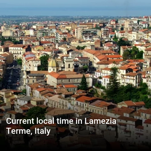Current local time in Lamezia Terme, Italy