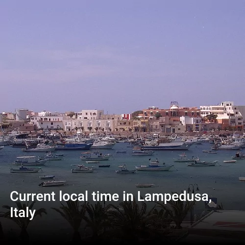 Current local time in Lampedusa, Italy