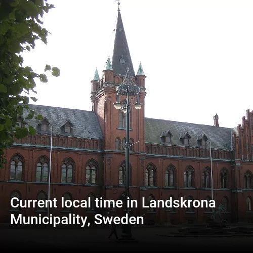 Current local time in Landskrona Municipality, Sweden