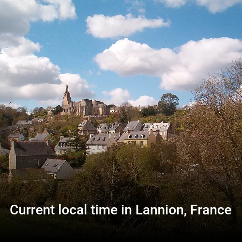 Current local time in Lannion, France