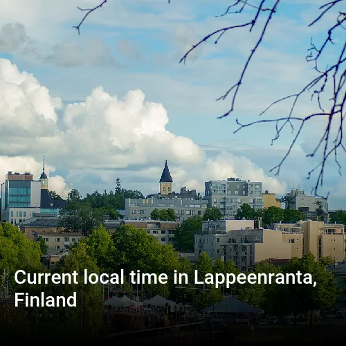 Current local time in Lappeenranta, Finland