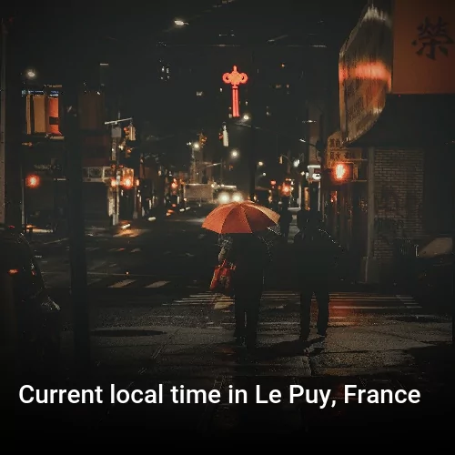 Current local time in Le Puy, France