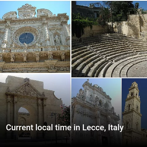 Current local time in Lecce, Italy