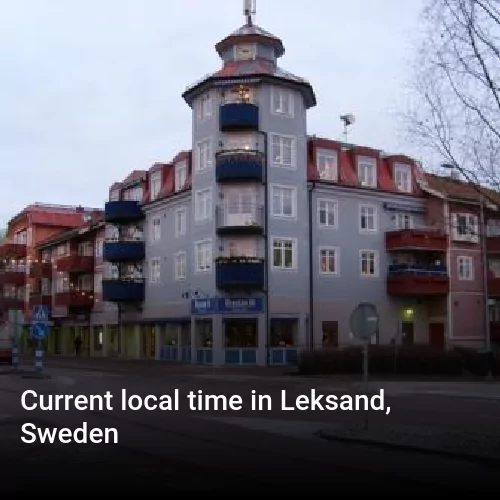 Current local time in Leksand, Sweden