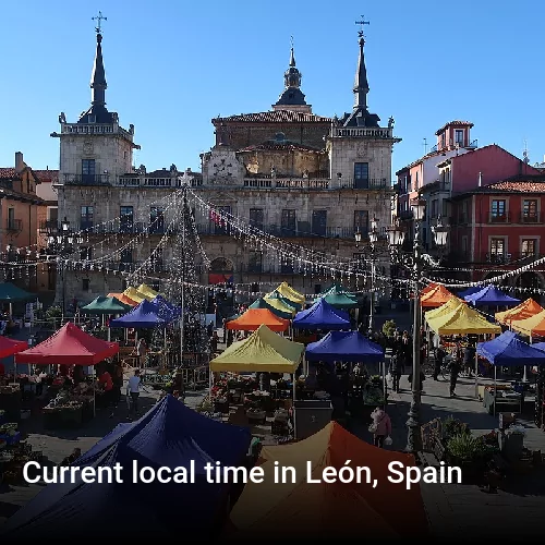 Current local time in León, Spain