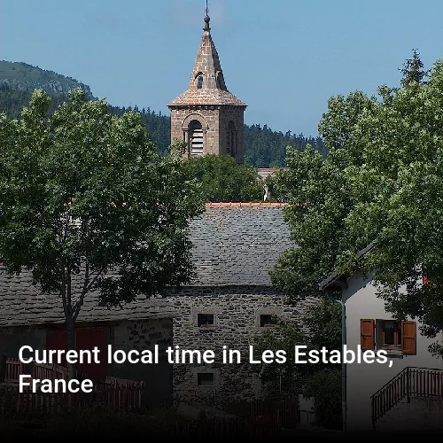 Current local time in Les Estables, France