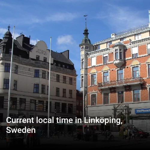 Current local time in Linköping, Sweden