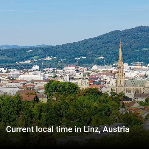 Current local time in Linz, Austria