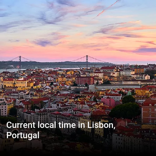 Current local time in Lisbon, Portugal
