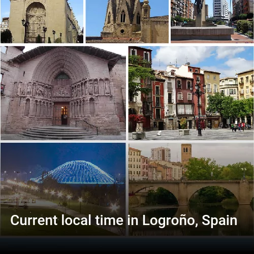 Current local time in Logroño, Spain