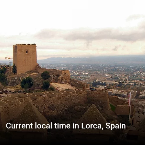 Current local time in Lorca, Spain