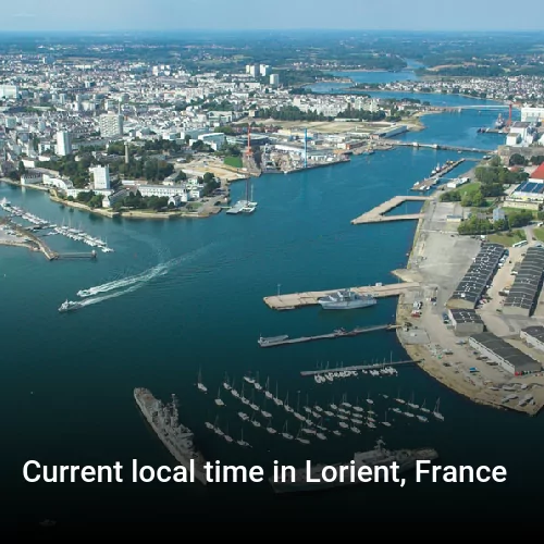 Current local time in Lorient, France