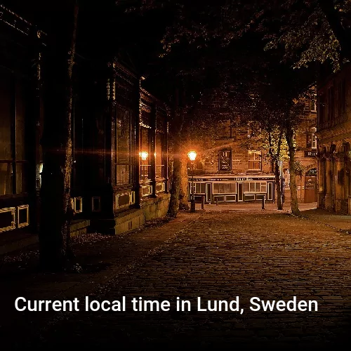 Current local time in Lund, Sweden