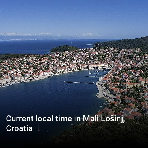 Current local time in Mali Lošinj, Croatia
