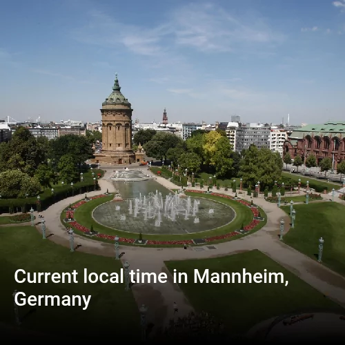 Current local time in Mannheim, Germany