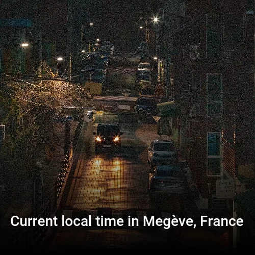 Current local time in Megève, France