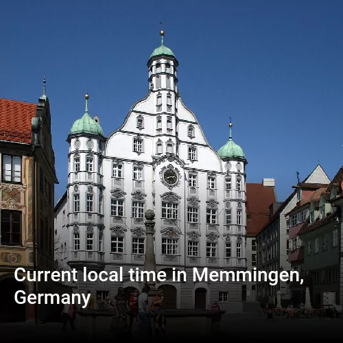 Current local time in Memmingen, Germany