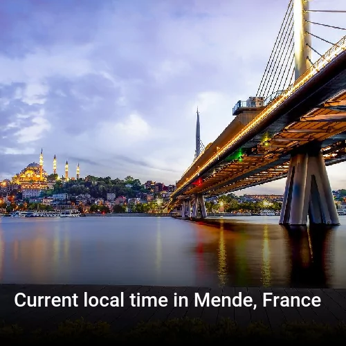 Current local time in Mende, France