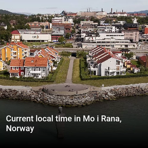 Current local time in Mo i Rana, Norway