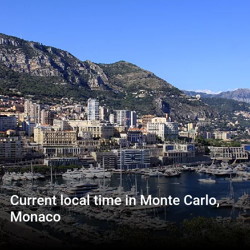 Current local time in Monte Carlo, Monaco