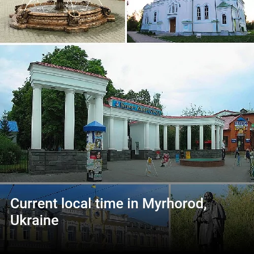 Current local time in Myrhorod, Ukraine