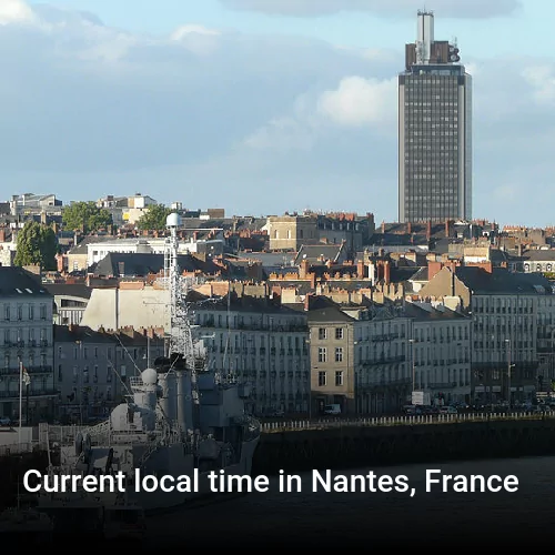 Current local time in Nantes, France