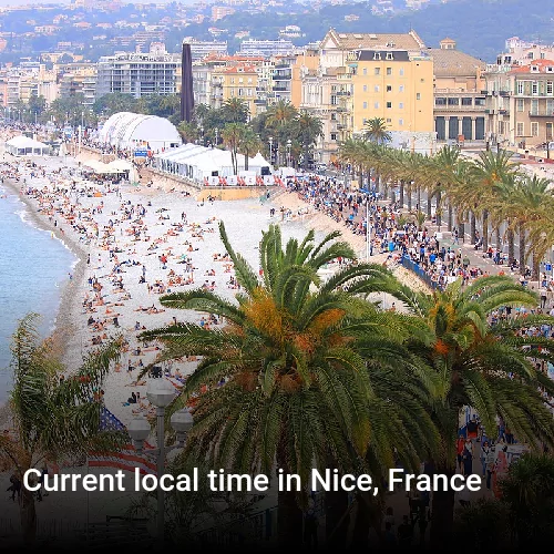 Current local time in Nice, France