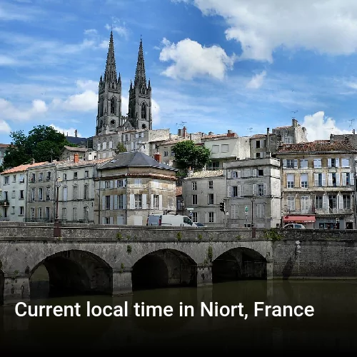 Current local time in Niort, France