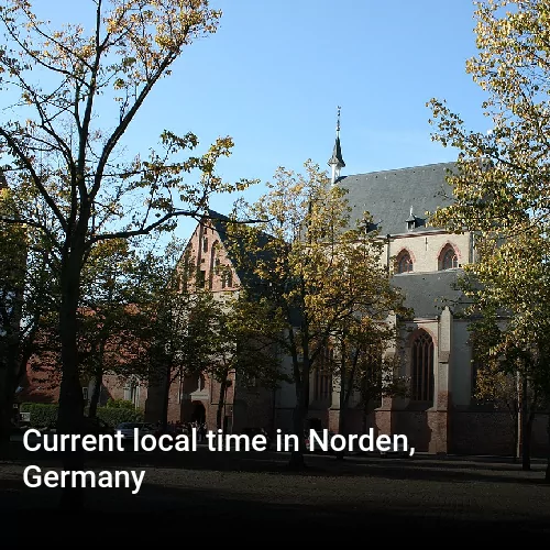 Current local time in Norden, Germany