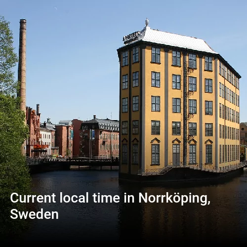 Current local time in Norrköping, Sweden