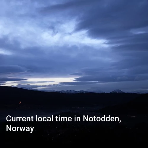 Current local time in Notodden, Norway