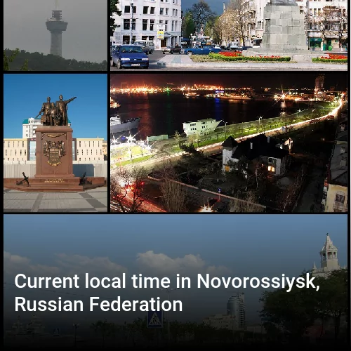 Current local time in Novorossiysk, Russian Federation