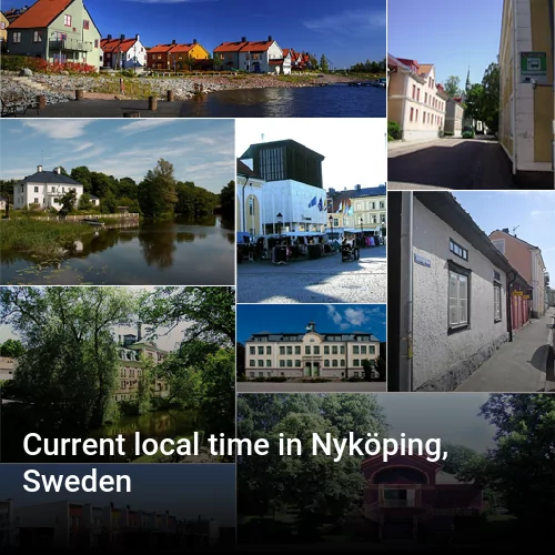 Current local time in Nyköping, Sweden