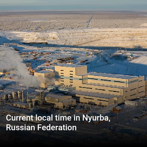 Current local time in Nyurba, Russian Federation