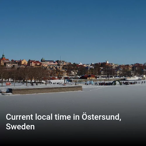 Current local time in Östersund, Sweden