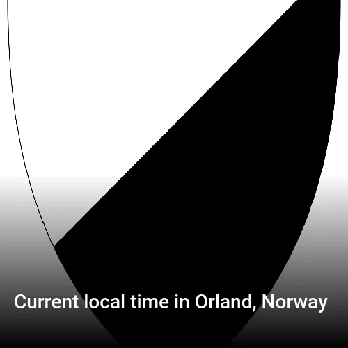 Current local time in Orland, Norway