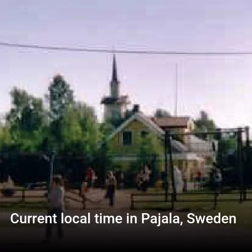Current local time in Pajala, Sweden