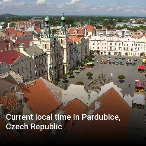 Current local time in Pardubice, Czech Republic