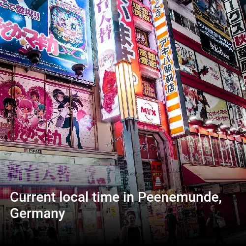 Current local time in Peenemunde, Germany