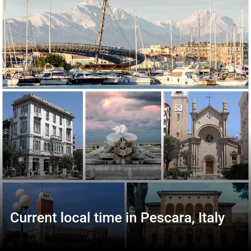 Current local time in Pescara, Italy