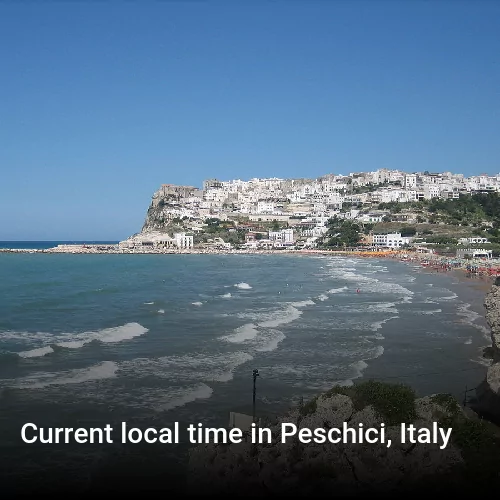 Current local time in Peschici, Italy