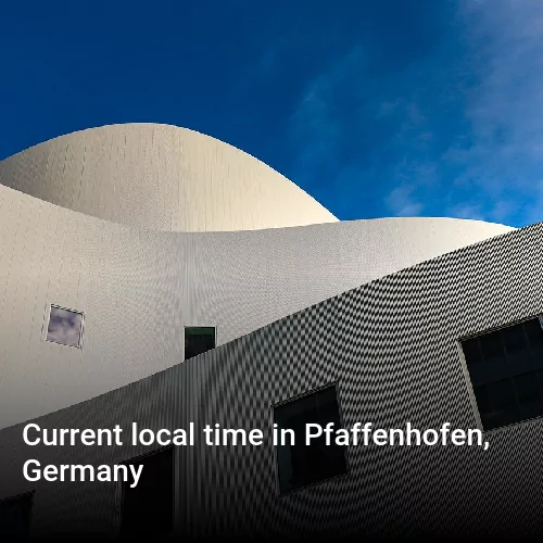 Current local time in Pfaffenhofen, Germany