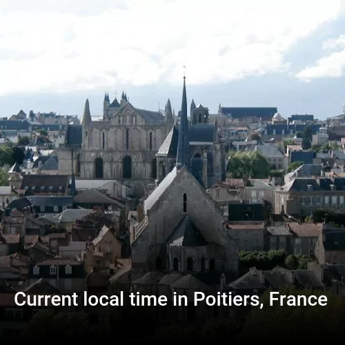 Current local time in Poitiers, France